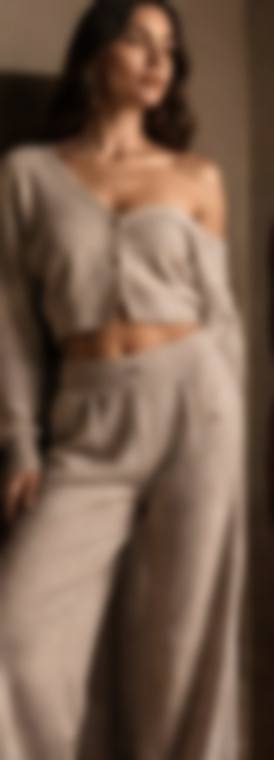 The Oat Knit Set — Cotton-cashmere