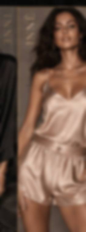The Champagne Cami Set — Silk satin