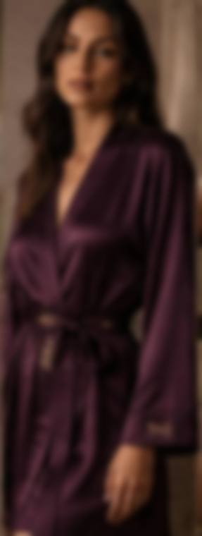 The Satin Robe — Silk satin