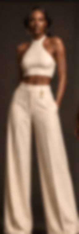The Flowing Wide Pant — Silk-wool doubleweave